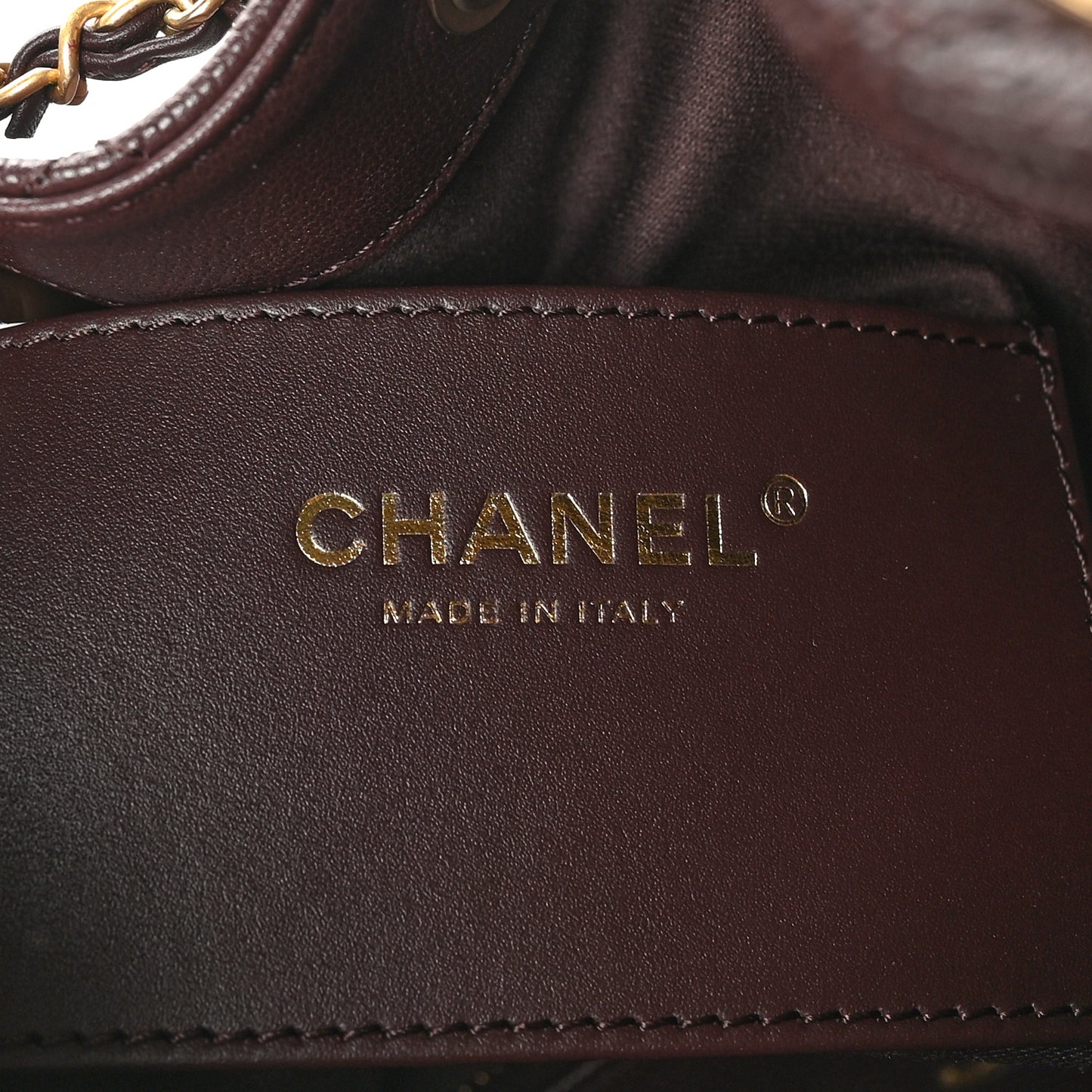 Caviar Quilted Medium Chanel 25 Handbag Dark Brown