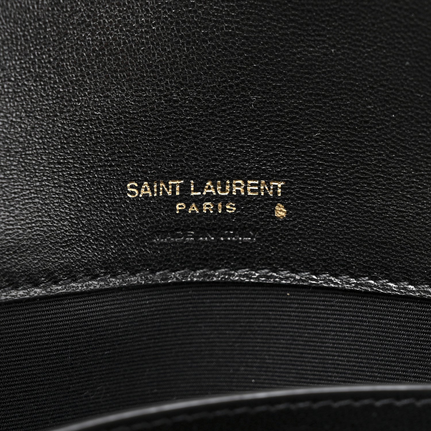 Saint Laurent Lambskin Chevron Quilted Small Loulou Black 7 of 11