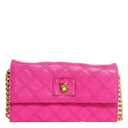 Marc Jacobs Quilted Lambskin The Small Single Flap Pink 1 of 6