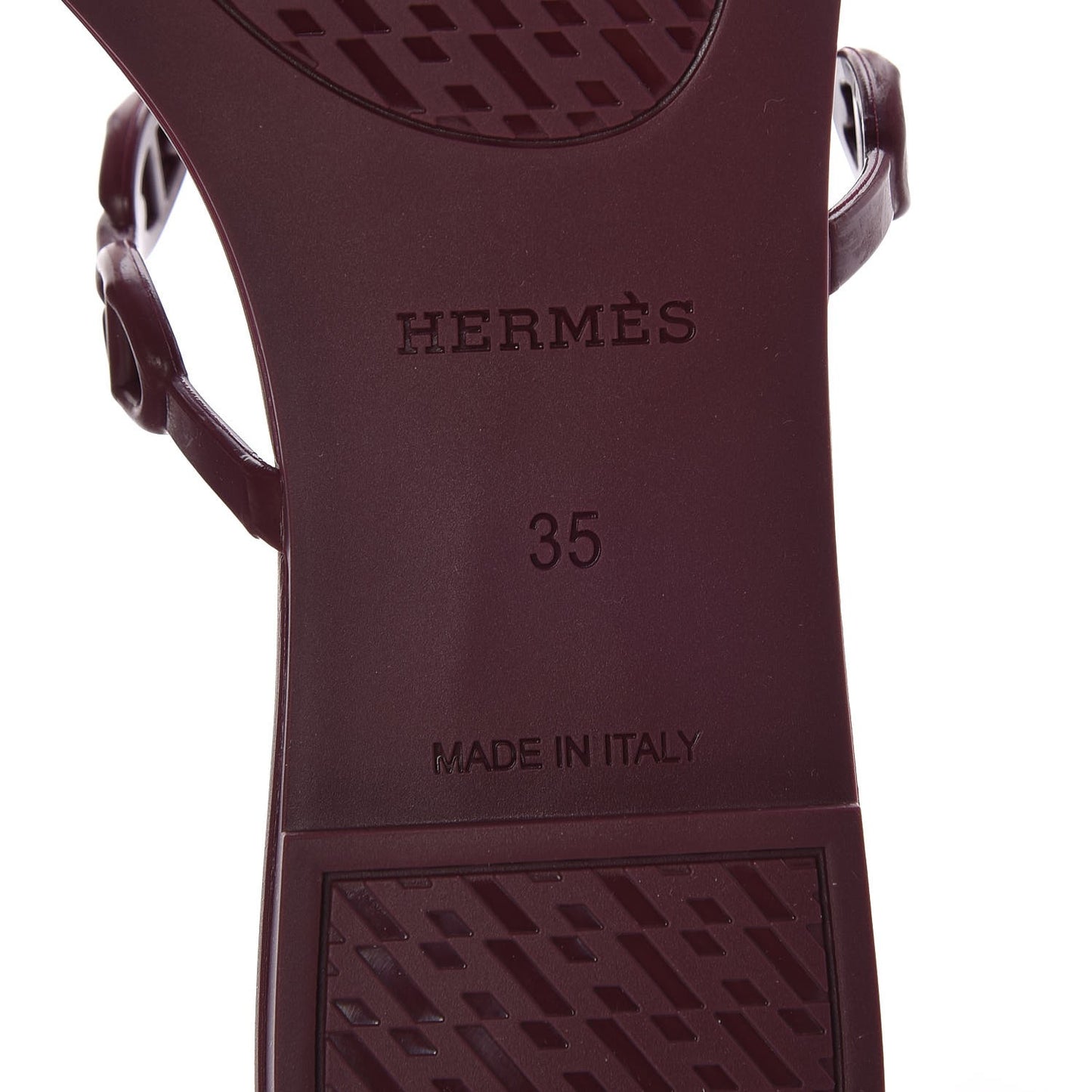TPU Rivage Sandals 35 Bordeaux