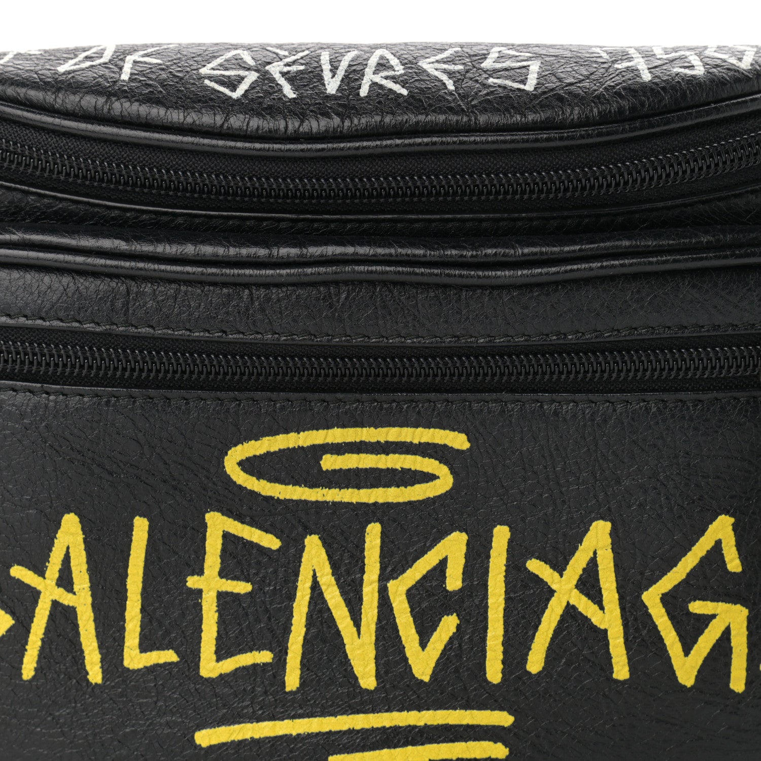 Balenciaga Agneau Arena Graffiti All Over Explorer Belt Bag Black Multicolor 8 of 10