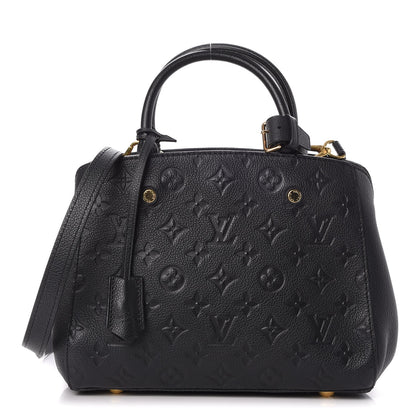 Louis Vuitton Empreinte Montaigne BB Black 1 of 8