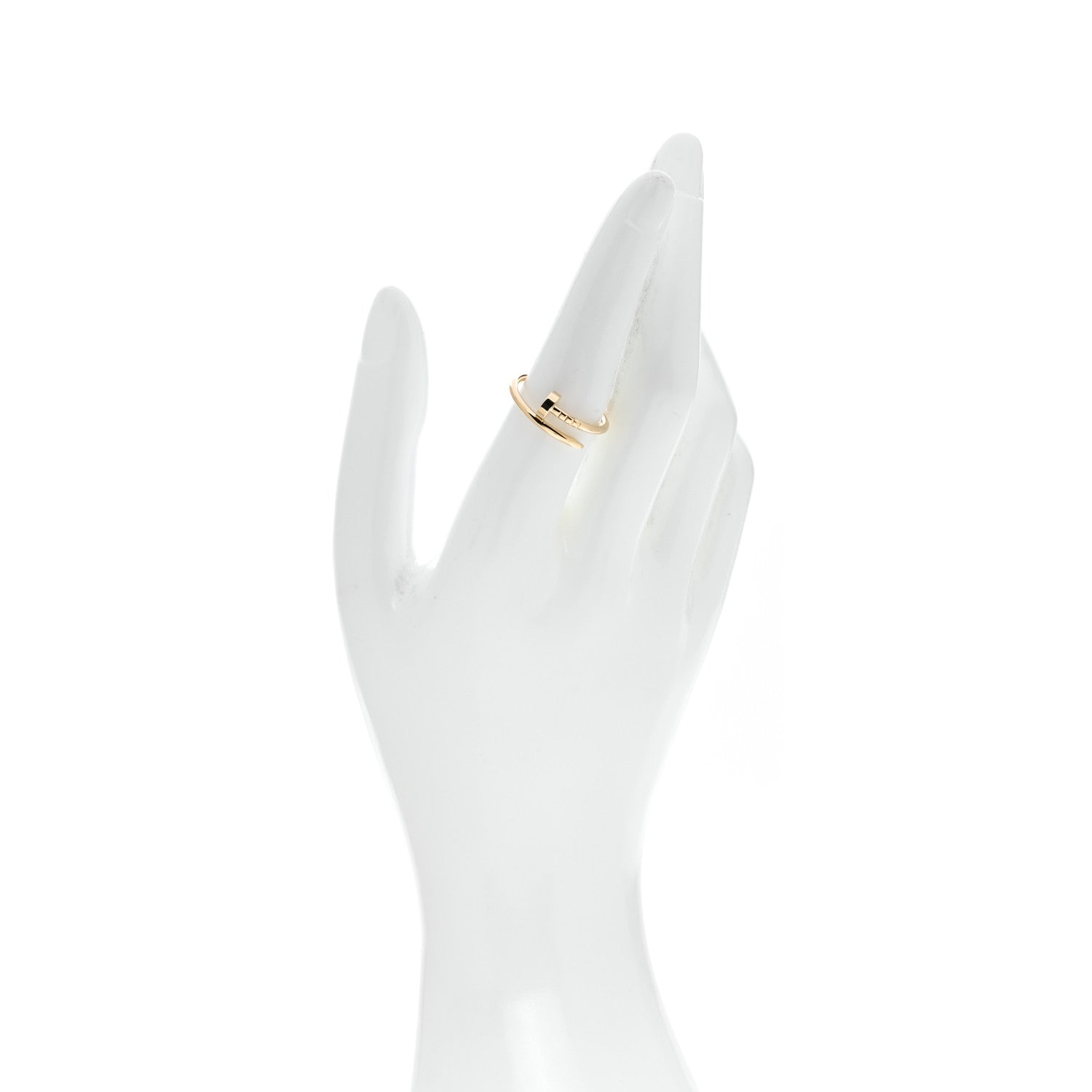 Cartier 18K Yellow Gold Small Juste Un Clou Ring 54 6.75 2 of 4