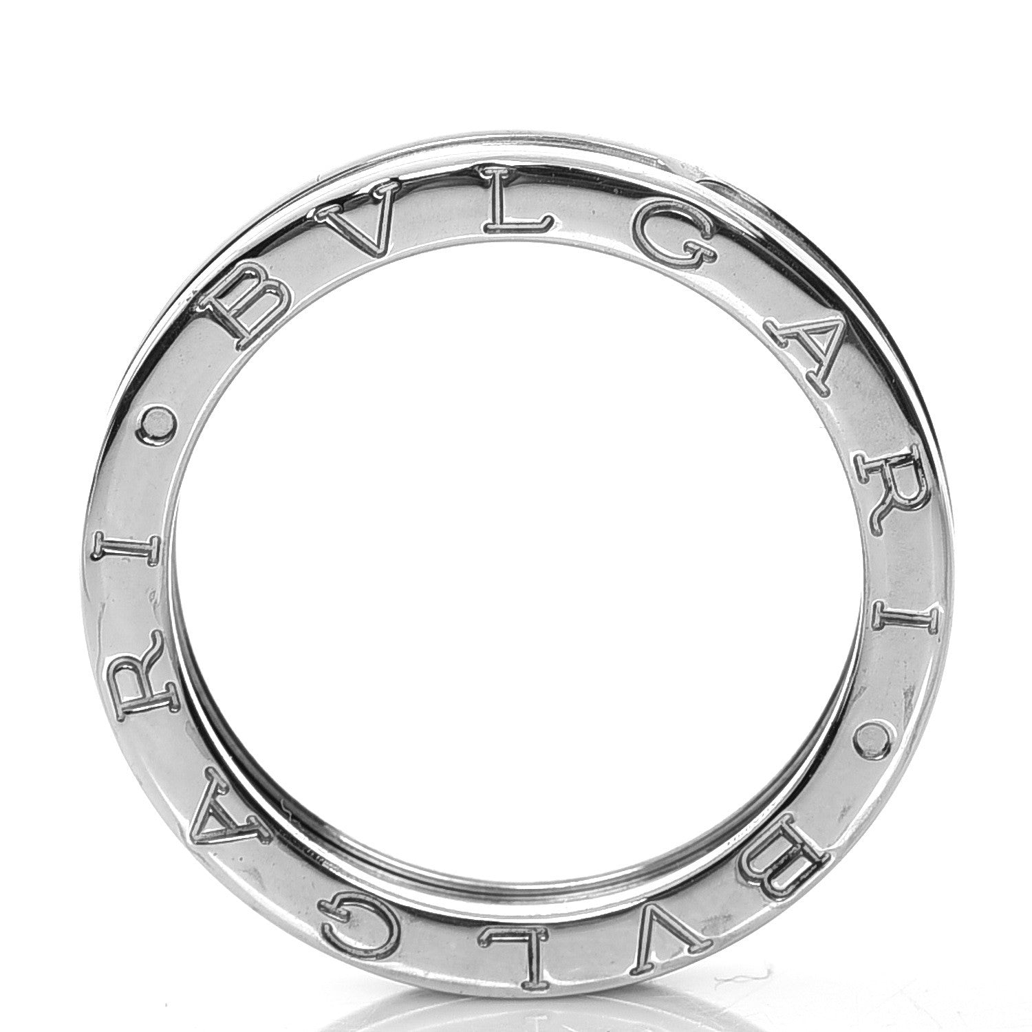 Bulgari 18K White Gold B.Zero1 Ring 66 11.5 3 of 5