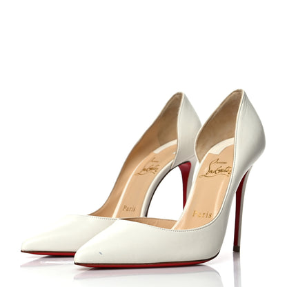 Christian Louboutin Kid Iriza 100 Pumps 36.5 White 3 of 8