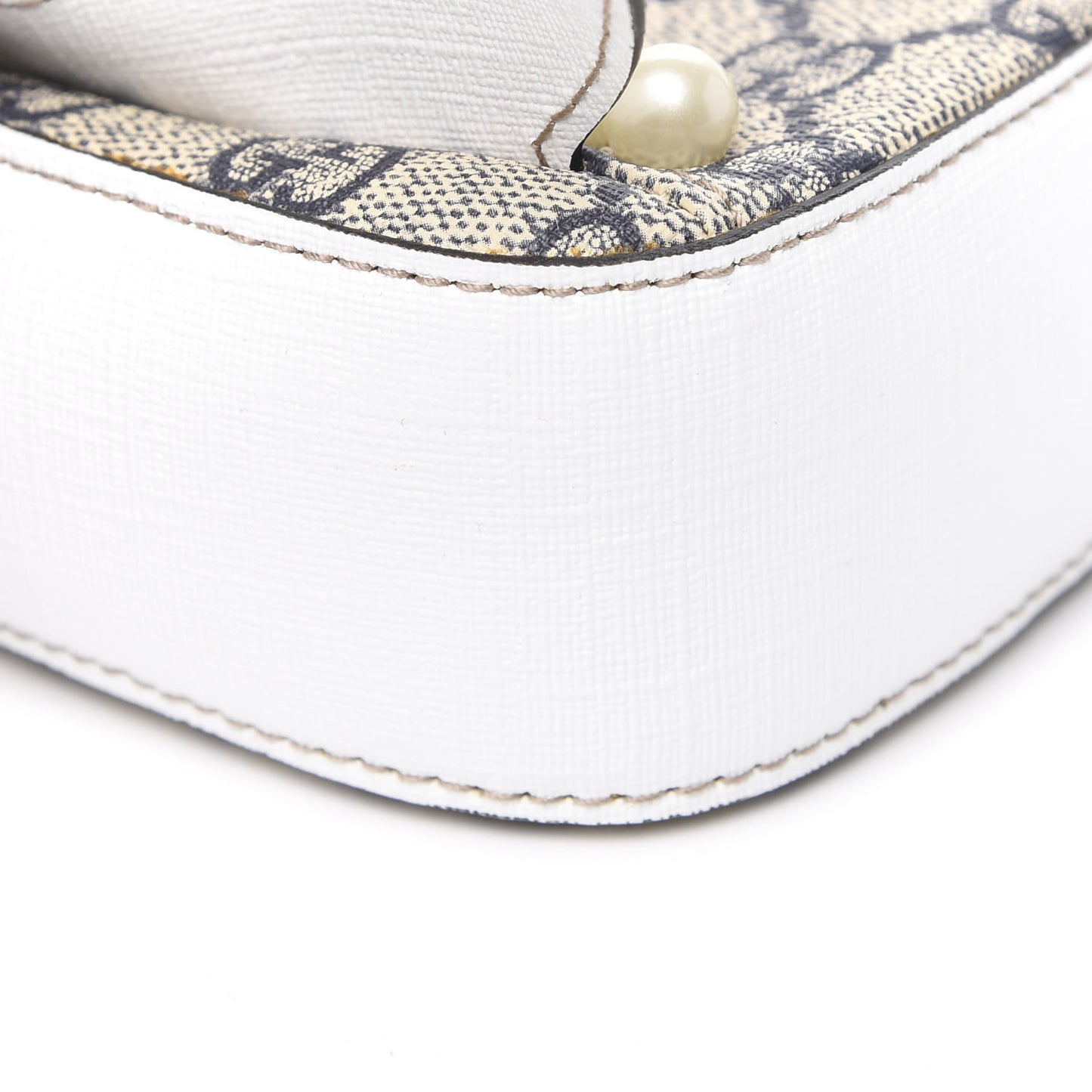 GG Supreme Monogram Childrens Octopus Messenger Bag White