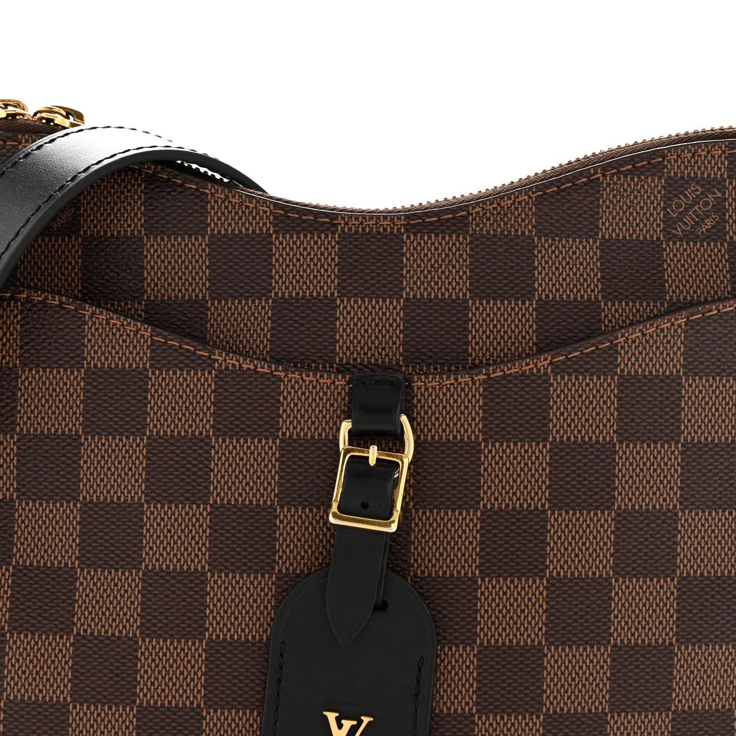 Louis Vuitton Damier Ebene Odeon PM Black 7 of 14
