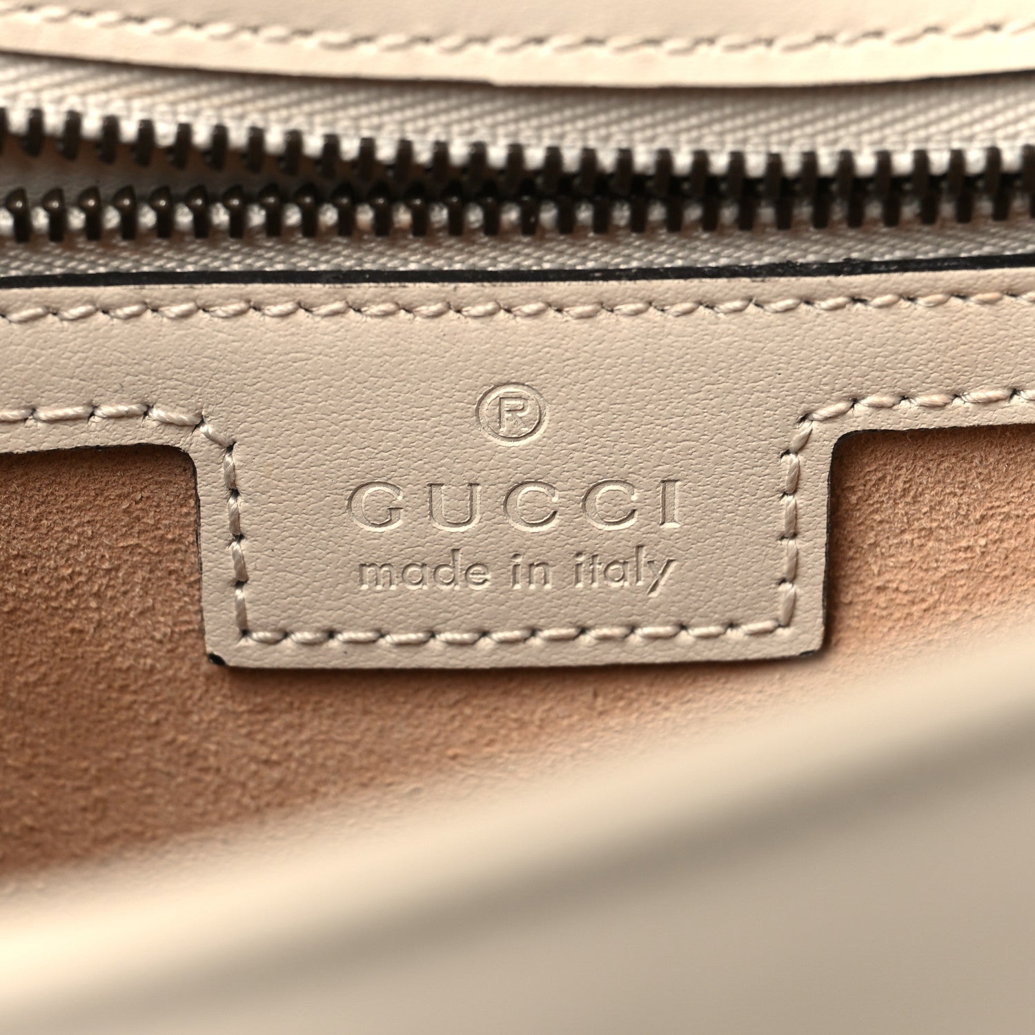 Gucci Calfskin Matelasse Small GG Marmont Shoulder Bag White 6 of 10