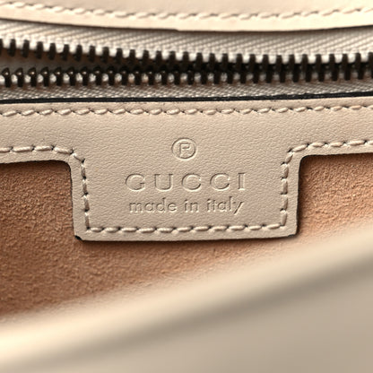 Gucci Calfskin Matelasse Small GG Marmont Shoulder Bag White 6 of 10