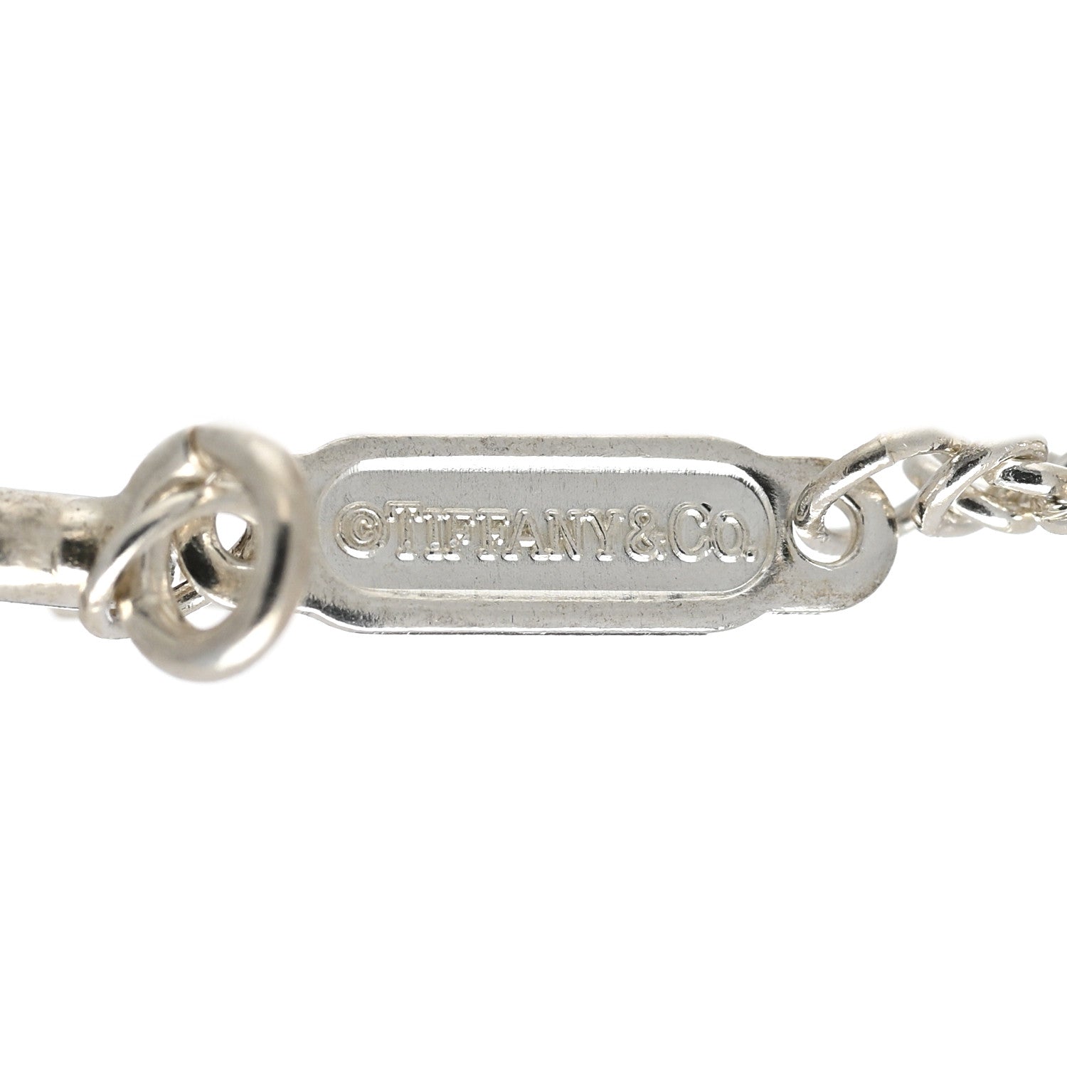 Tiffany Sterling Silver 1837 Interlocking Bracelet 3 of 5