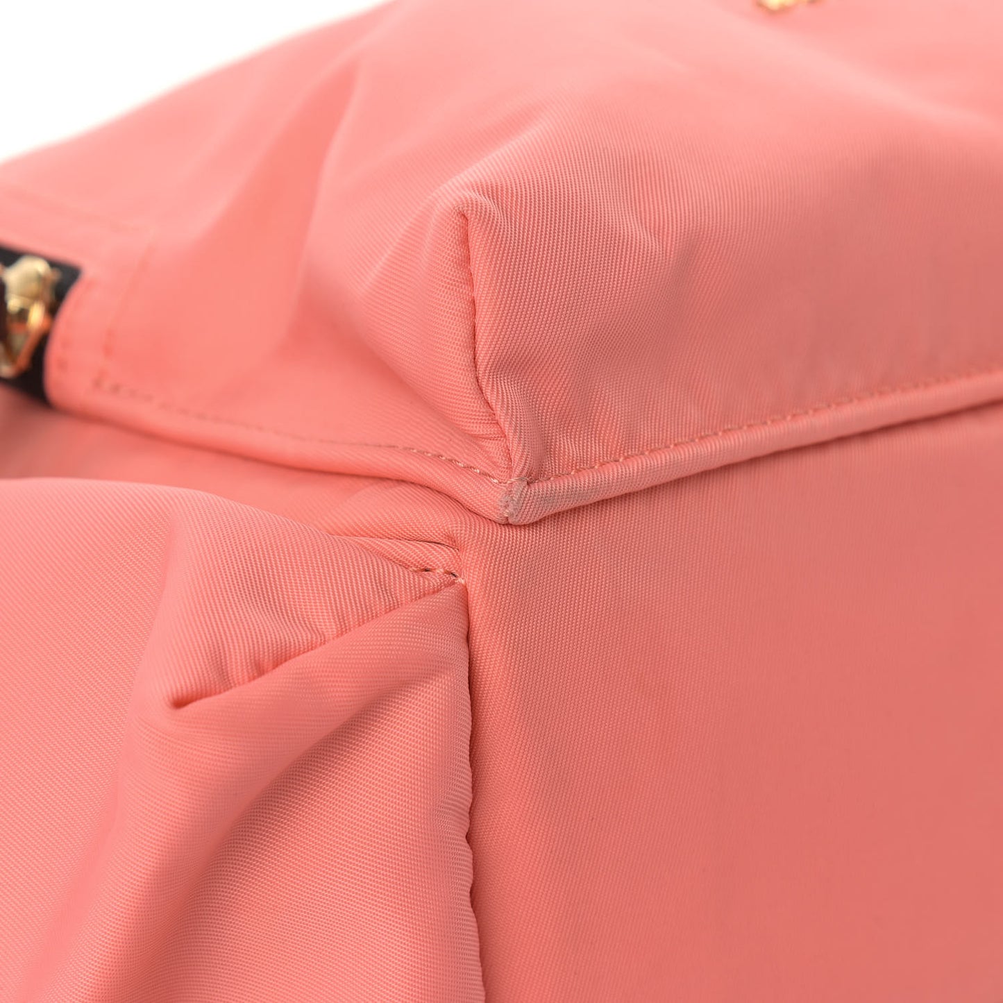 Nylon Medium Rucksack Backpack Bright Coral Pink