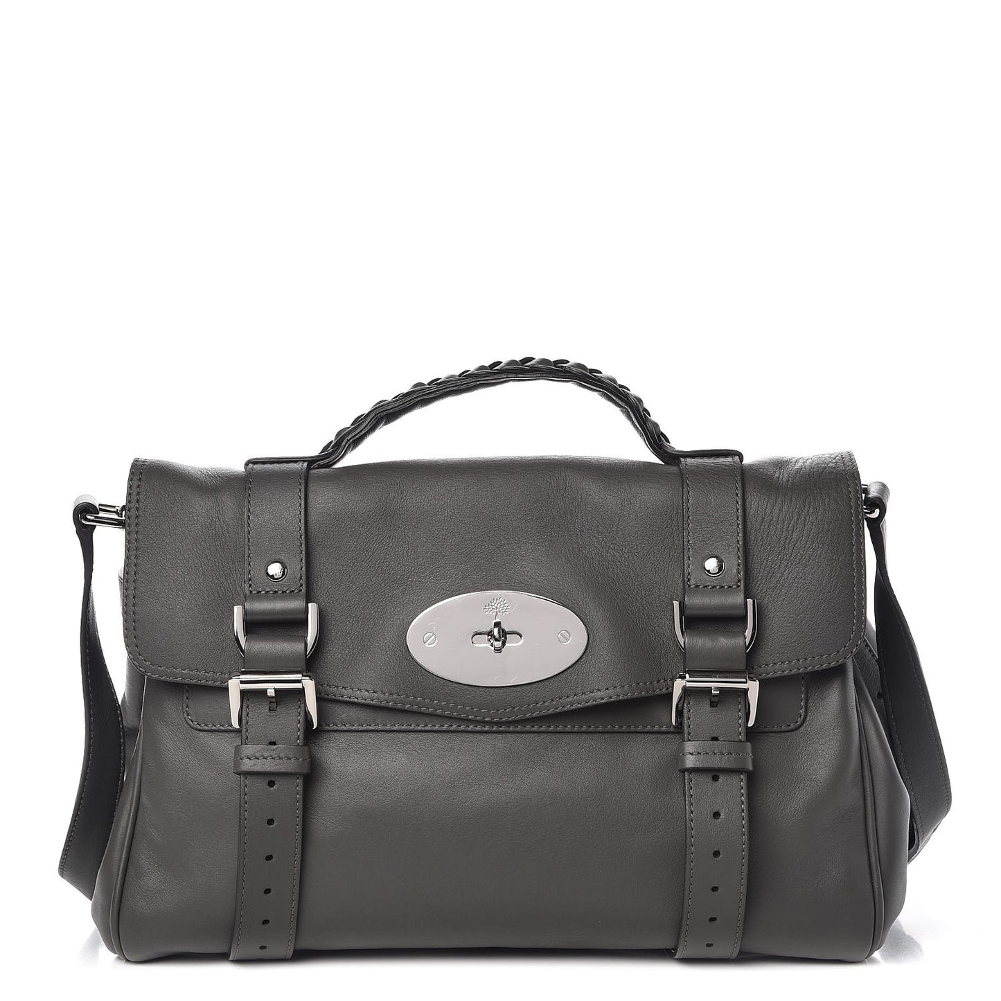 Smooth Calfskin Medium Alexa Pavement Grey