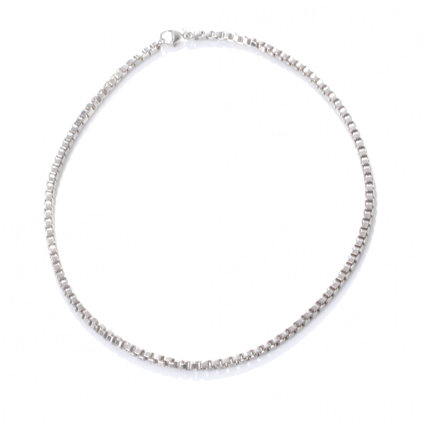 Sterling Silver 4mm Venetian Link Necklace