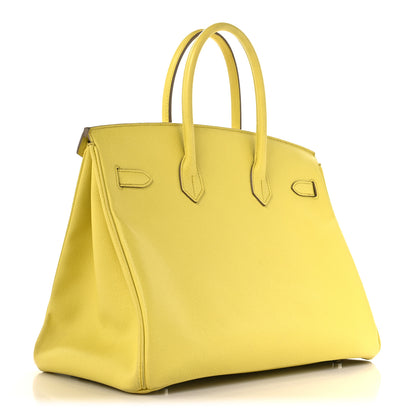 Hermes Epsom Birkin 35 Lime 3 of 14