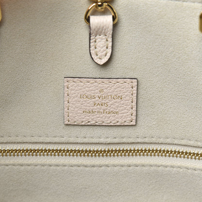 Louis Vuitton Empreinte Monogram Giant By The Pool Onthego MM Cream Saffron 7 of 11