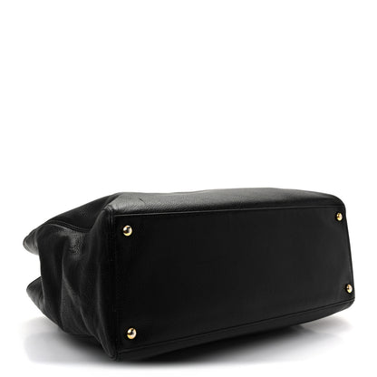Chanel Calfskin Cerf Executive Shopper Tote Black 4 of 10