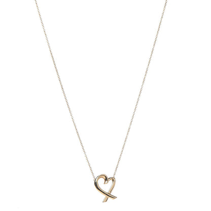 Tiffany 18K Yellow Gold Paloma Picasso Loving Heart Necklace 1 of 8