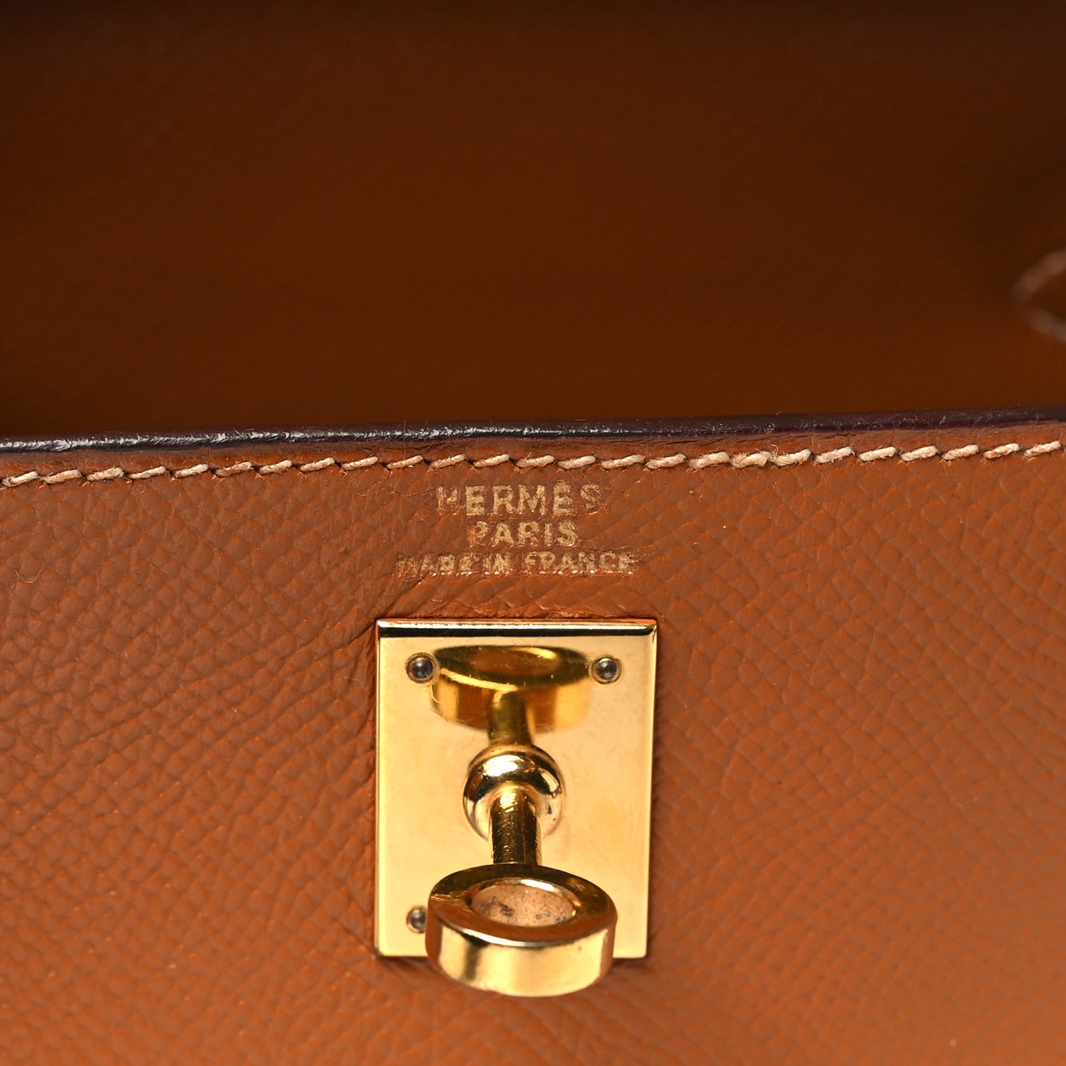 Hermes Courchevel Mini Kelly Sellier 20 Gold 6 of 17