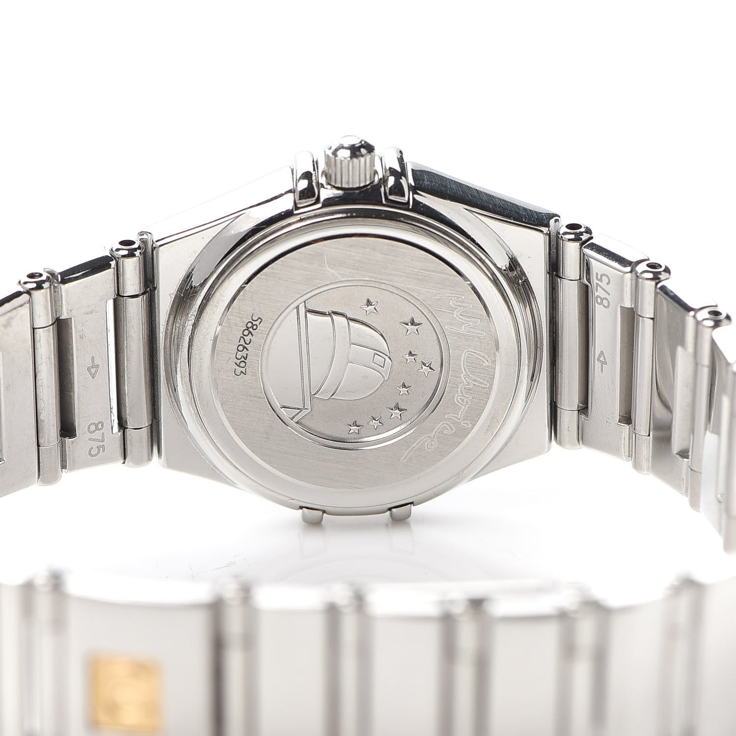 Stainless Steel Mother of Pearl 22mm Constellation My Choice Quartz Watch 795.1243