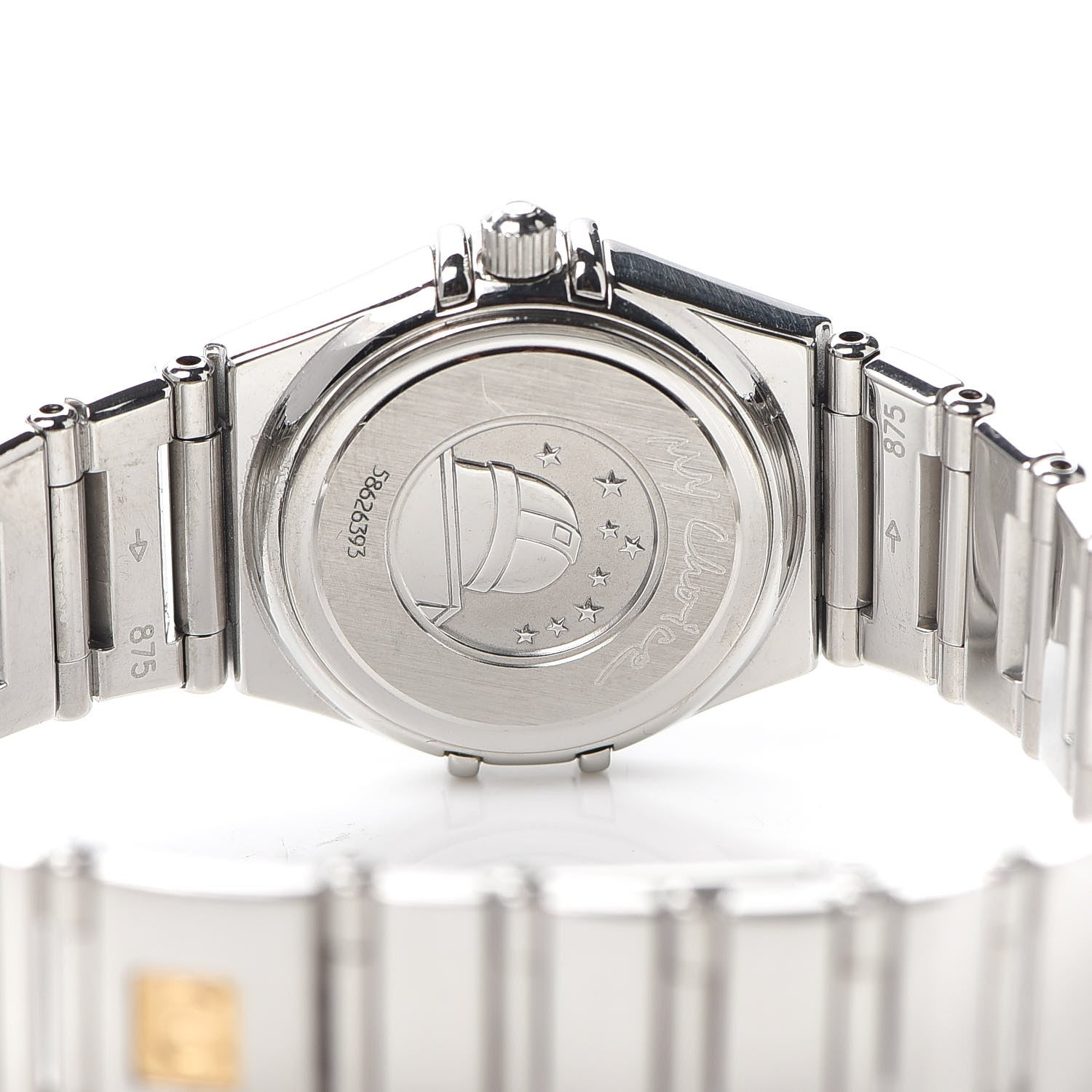 Omega Stainless Steel Mother of Pearl 22mm Constellation My Choice Quartz Watch 795.1243 4 of 6