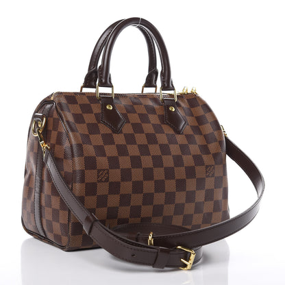 Louis Vuitton Damier Ebene Speedy Bandouliere 25 3 of 8