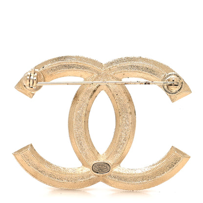Chanel Pearl CC Brooch Gold 3 of 4