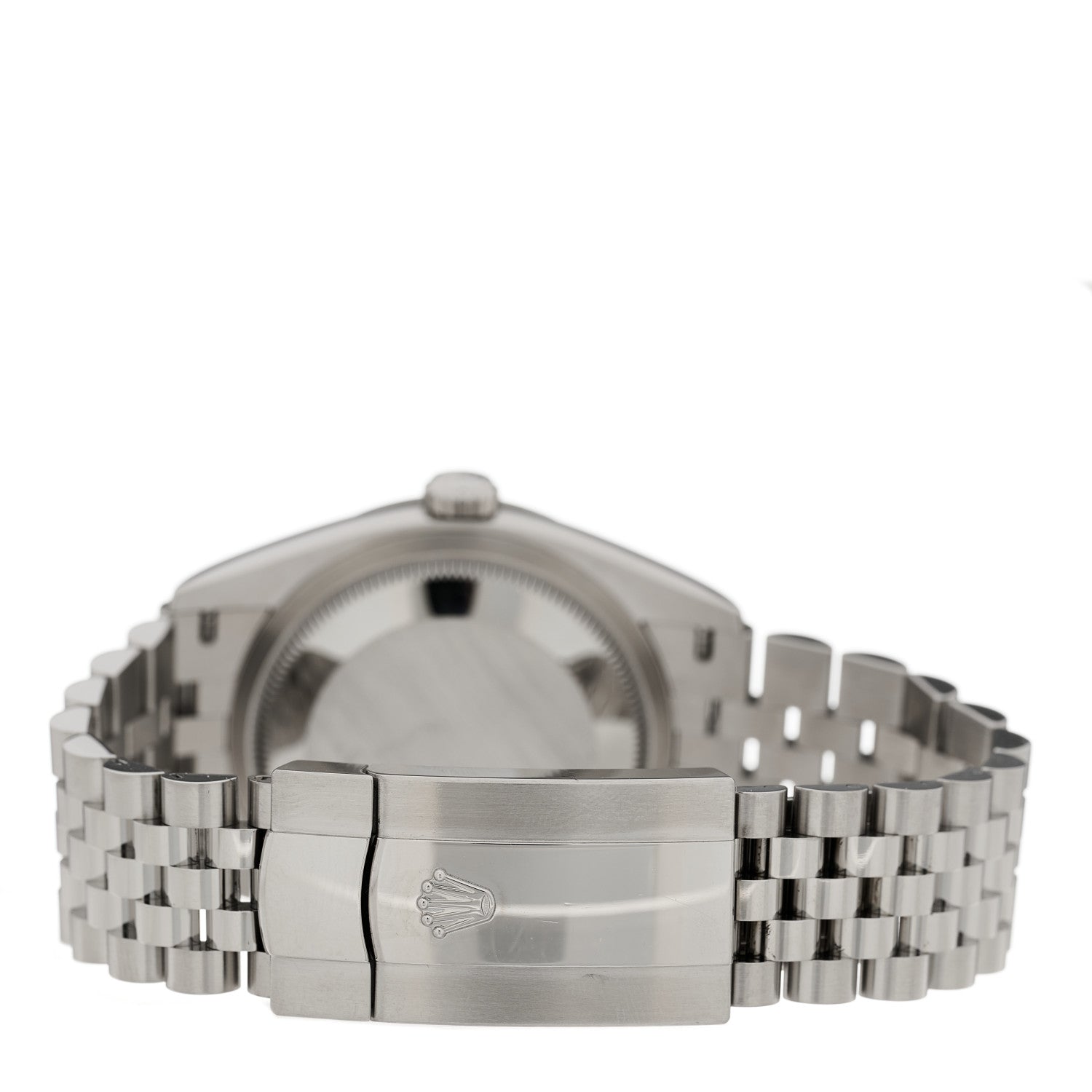 Rolex Stainless Steel 18K White Gold Diamond 36mm Oyster Perpetual Datejust Watch Aubergine Roman 126234 3 of 5