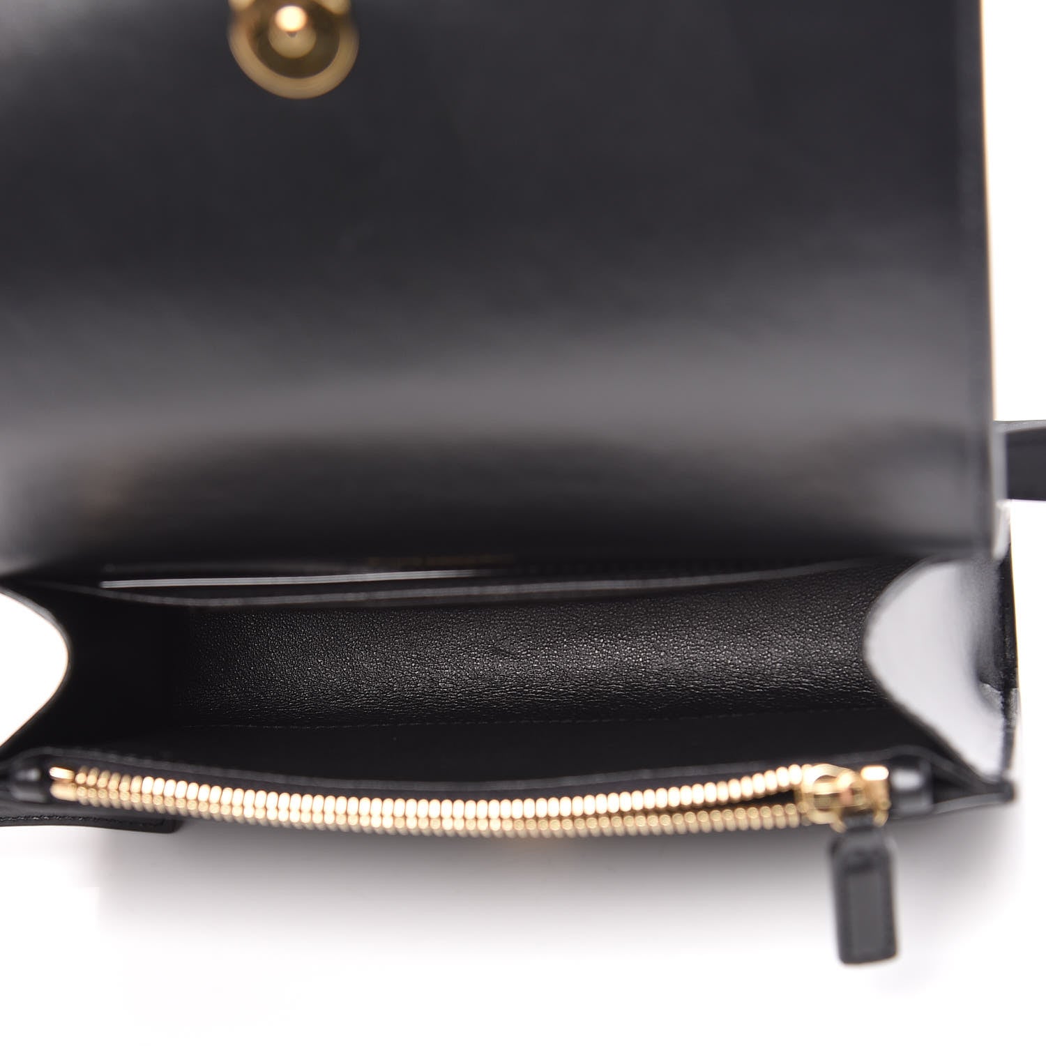 Saint Laurent Smooth Calfskin Monogram Kate Belt Bag Black 7 of 9