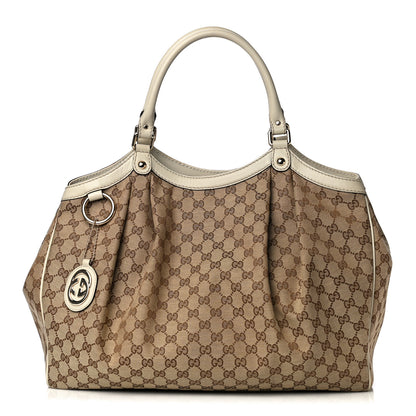 Gucci Monogram Large Sukey Tote Off White 2 of 9