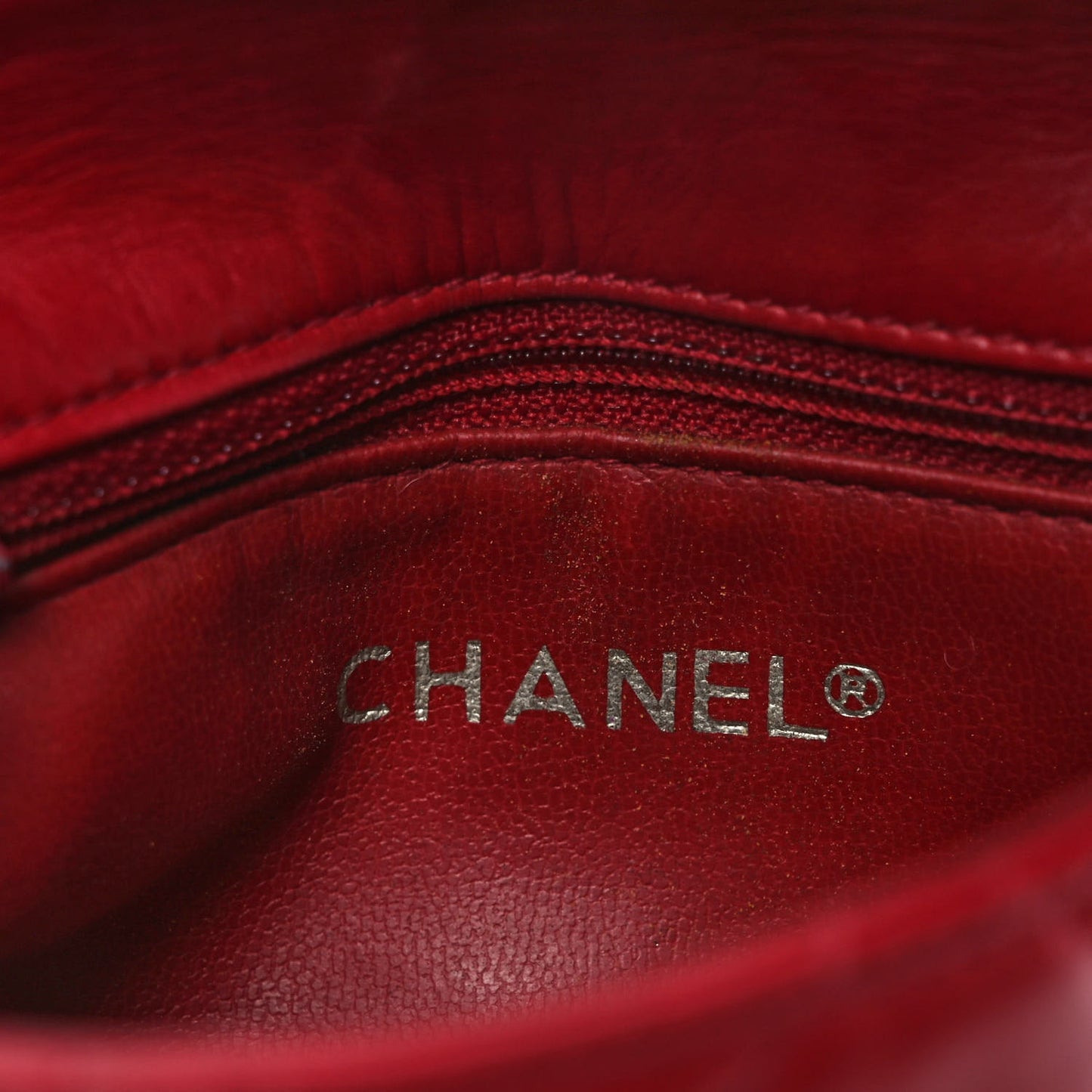 Lambskin Quilted Flap Waist Belt Bag 75 30 Red
