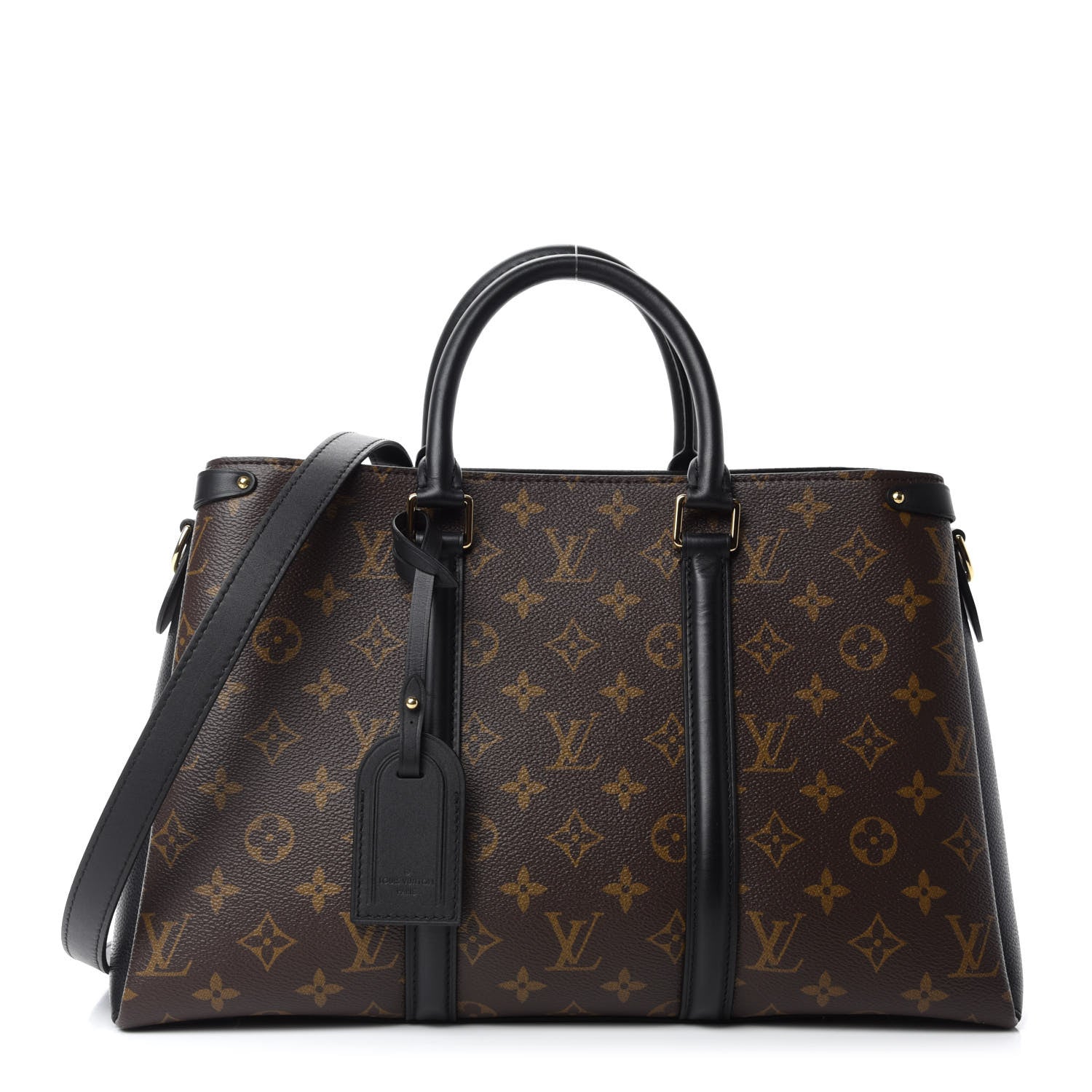 Louis Vuitton Monogram Soufflot MM Black 1 of 10