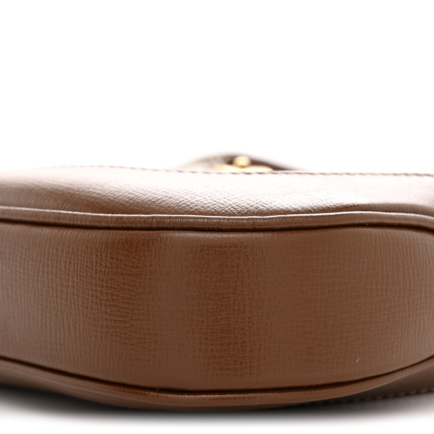 GG Supreme Monogram Azalea Calfskin Web Small Jackie 1961 Hobo Beige Ebony Brown Sugar