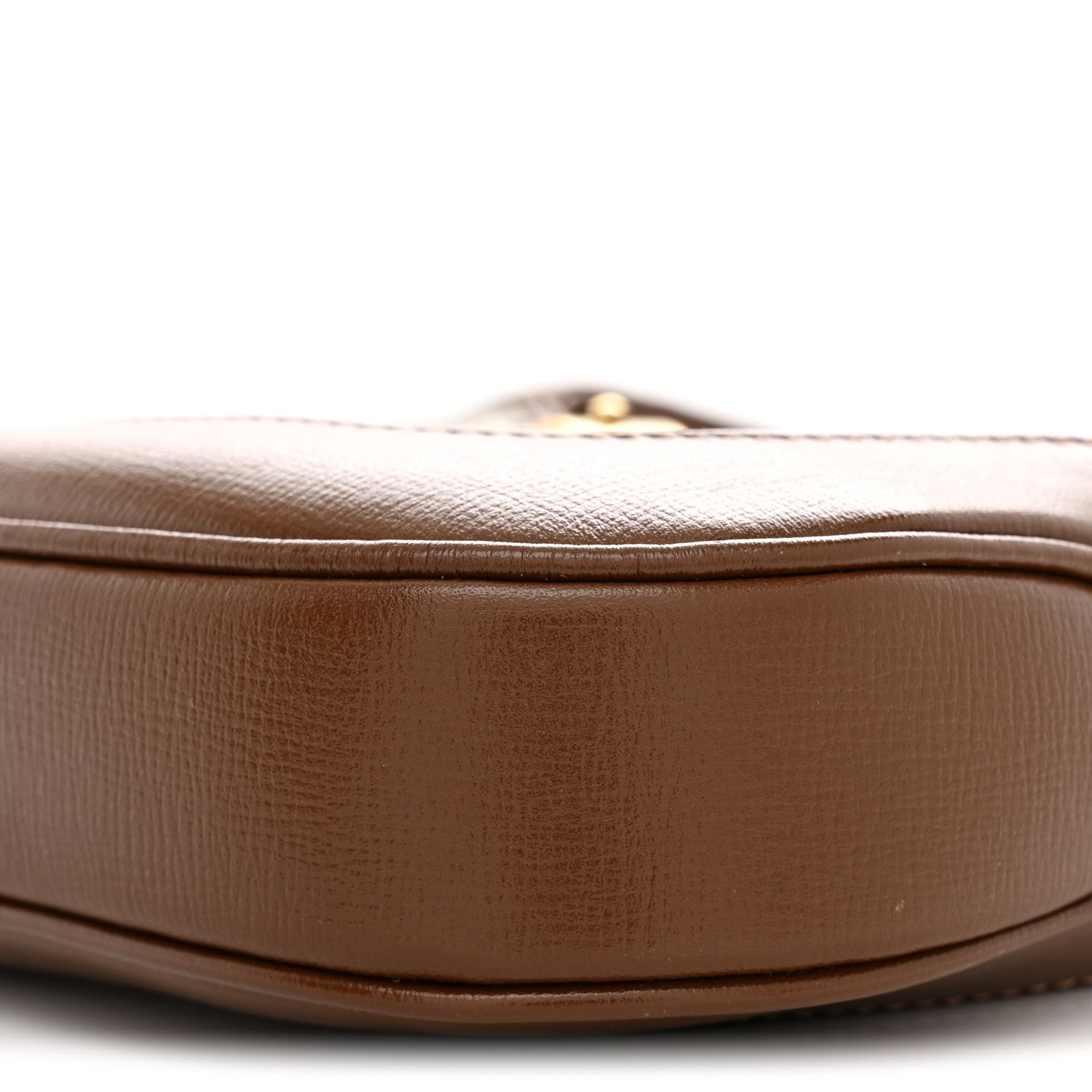 Gucci GG Supreme Monogram Azalea Calfskin Web Small Jackie 1961 Hobo Beige Ebony Brown Sugar 10 of 10