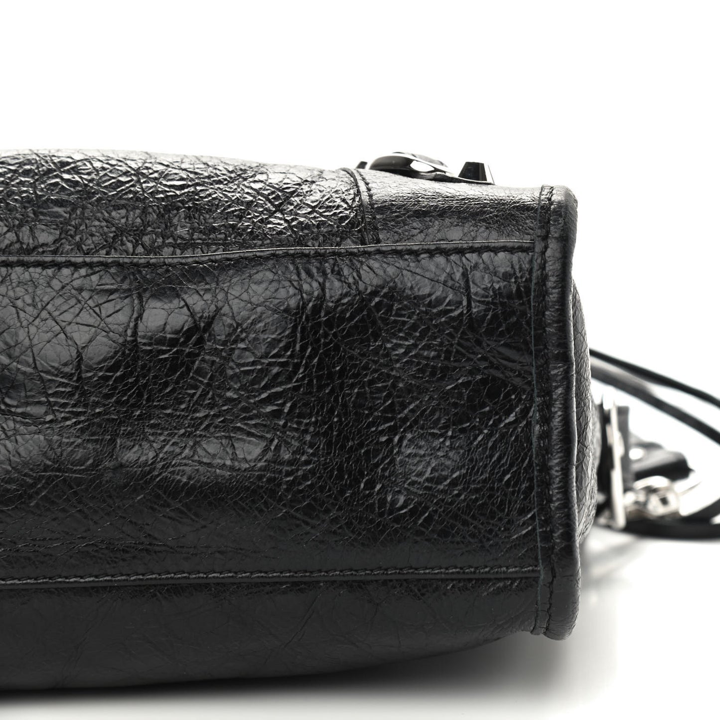 Agneau Classic Silver Hardware S City Black