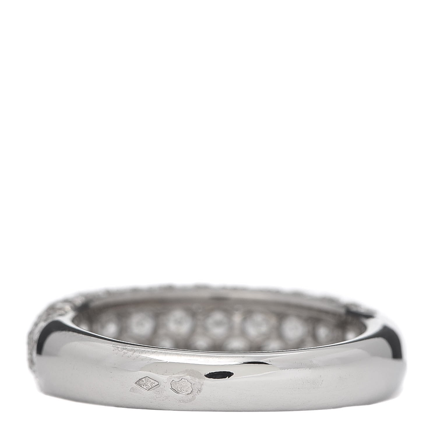 Cartier 18K White Gold Diamond Mimi Ring 57 8 3 of 5