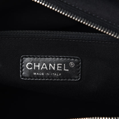 Chanel Grained Calfskin Quilted Timeless CC Soft Tote Black 5 of 9