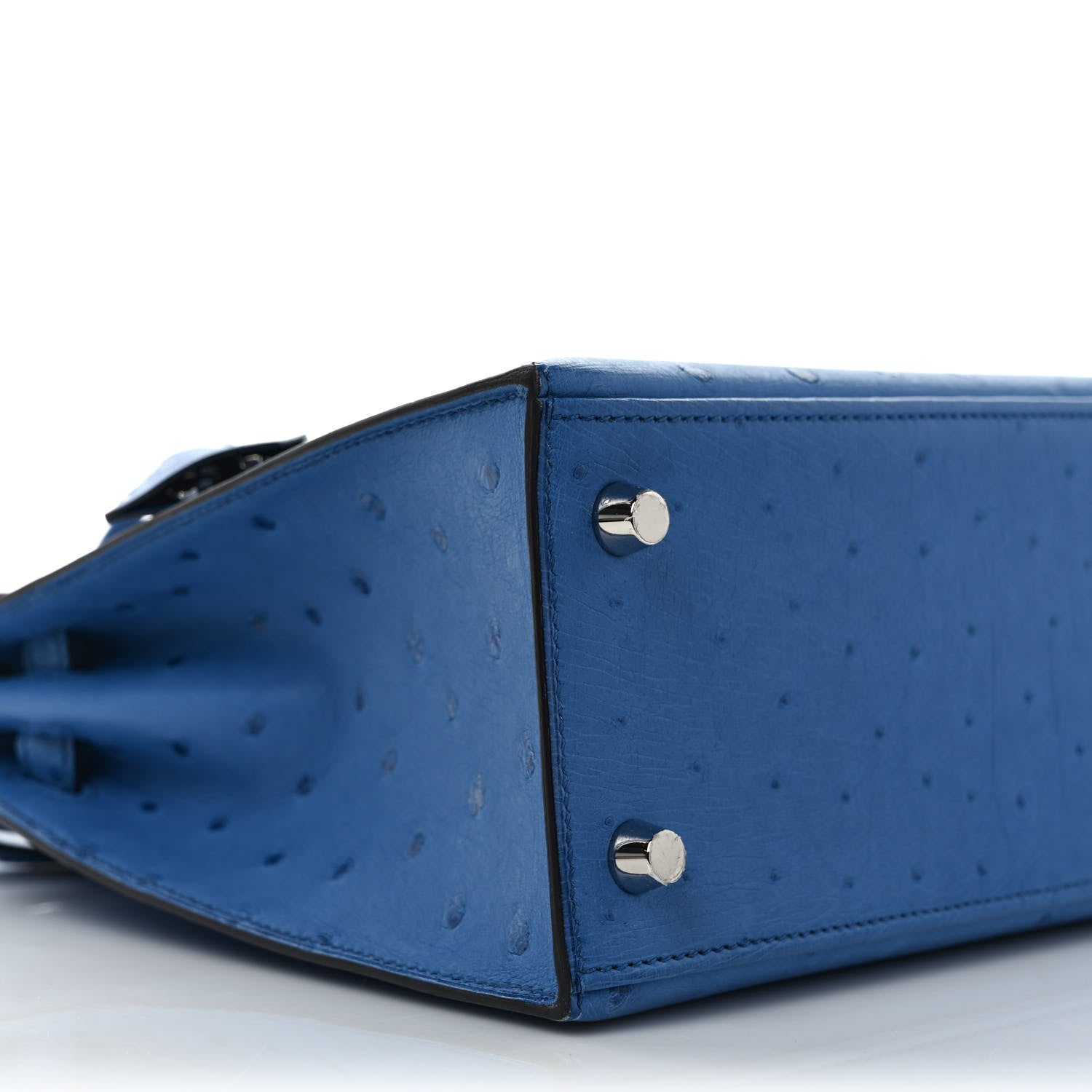 Hermes Ostrich Kelly Sellier 25 Mykonos 7 of 9