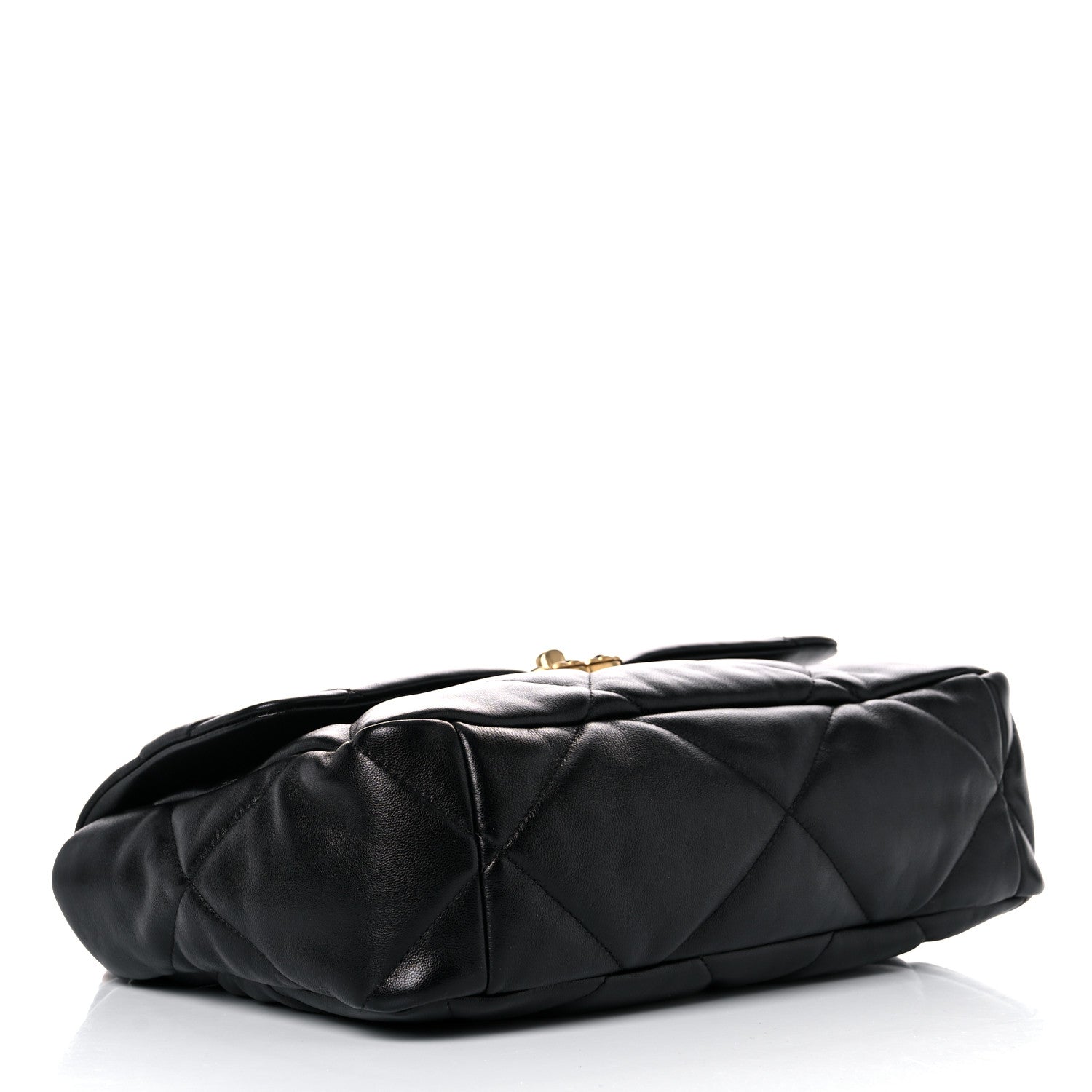 Chanel Lambskin Quilted Large Chanel 19 Flap Black 4 of 9