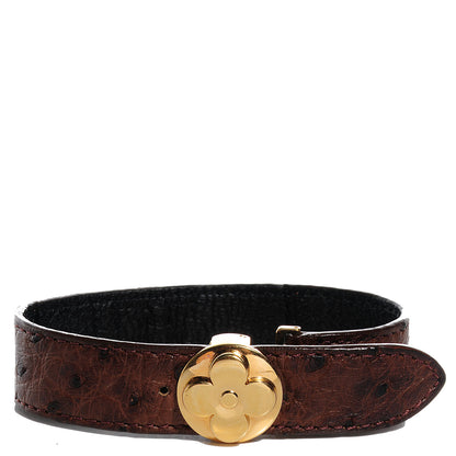 Louis Vuitton Ostrich Leather Wish Bracelet 1 of 6