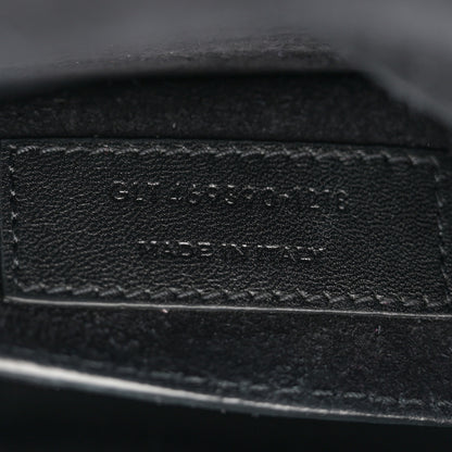Saint Laurent Metallic Calfskin Small Classic Monogram Kate Satchel Oro 7 of 11