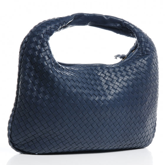 Bottega Veneta Nappa Intrecciato Medium Veneta Hobo Baltic Blue 3 of 8