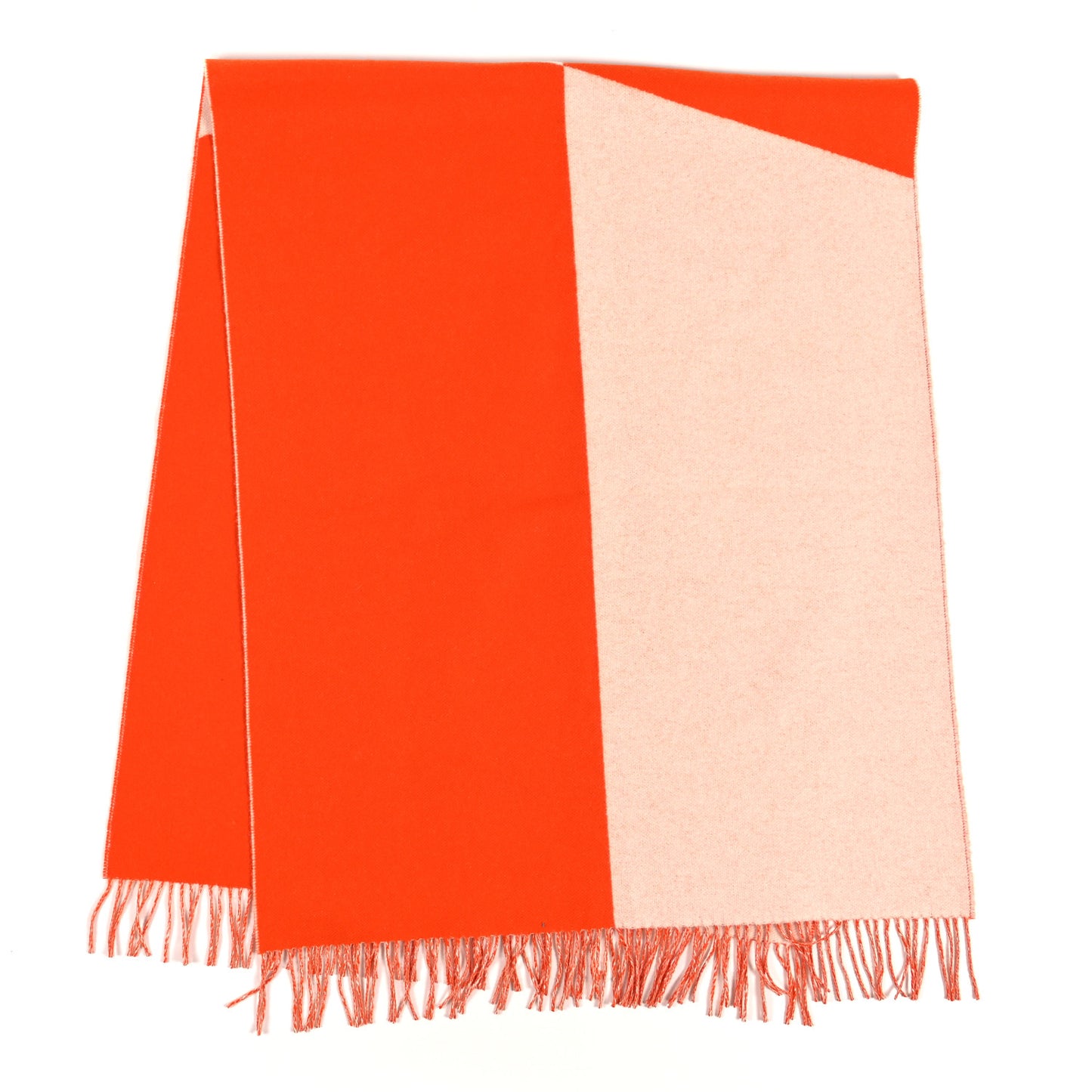 Cashmere Casaque III Stole White Orange