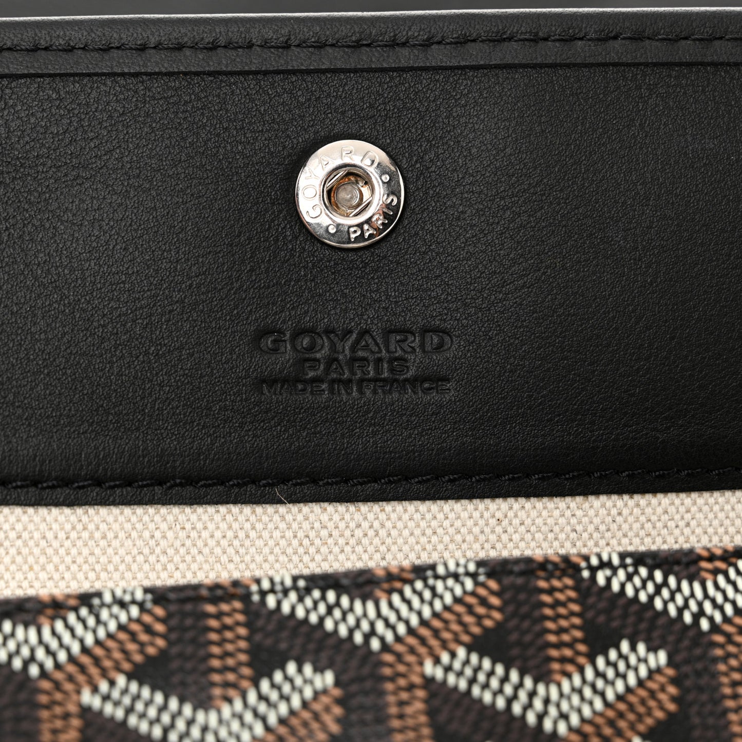 Goyardine Reversible Anjou PM Black
