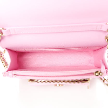 Chanel Caviar Quilted Business Affinity Clutch With Chain Flap Lilac 6 of 14