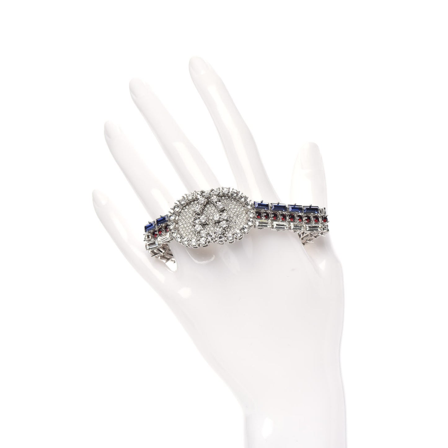 Crystals Double G Web Bracelet