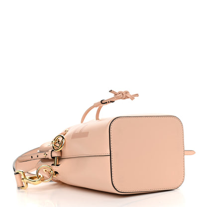 Fendi Vitello King F is Fendi Logo Embossed Mini Mon Tresor Bucket Bag Light Rose 3 of 10