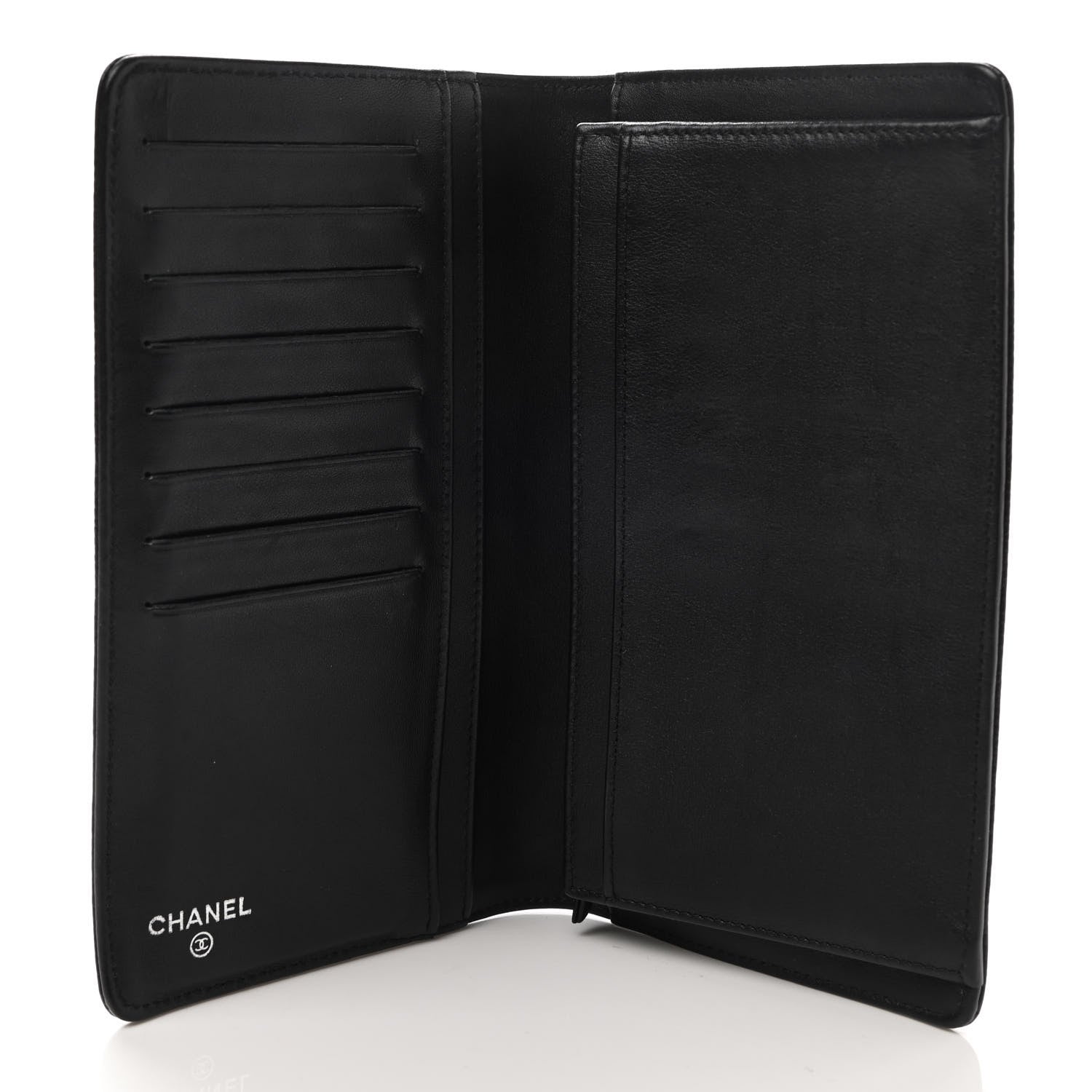 Chanel Caviar Timeless CC Yen Wallet Black 4 of 7