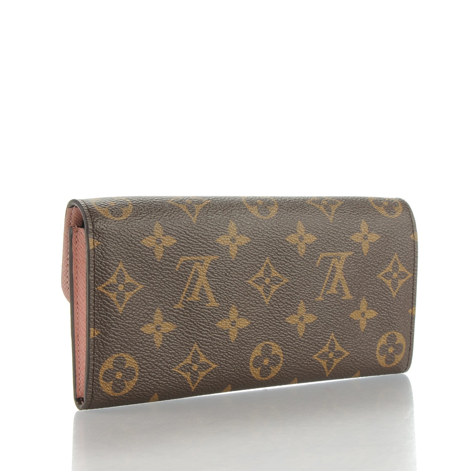 Louis Vuitton Monogram Emilie Wallet Rose Ballerine 3 of 7