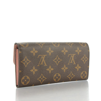 Louis Vuitton Monogram Emilie Wallet Rose Ballerine 3 of 7