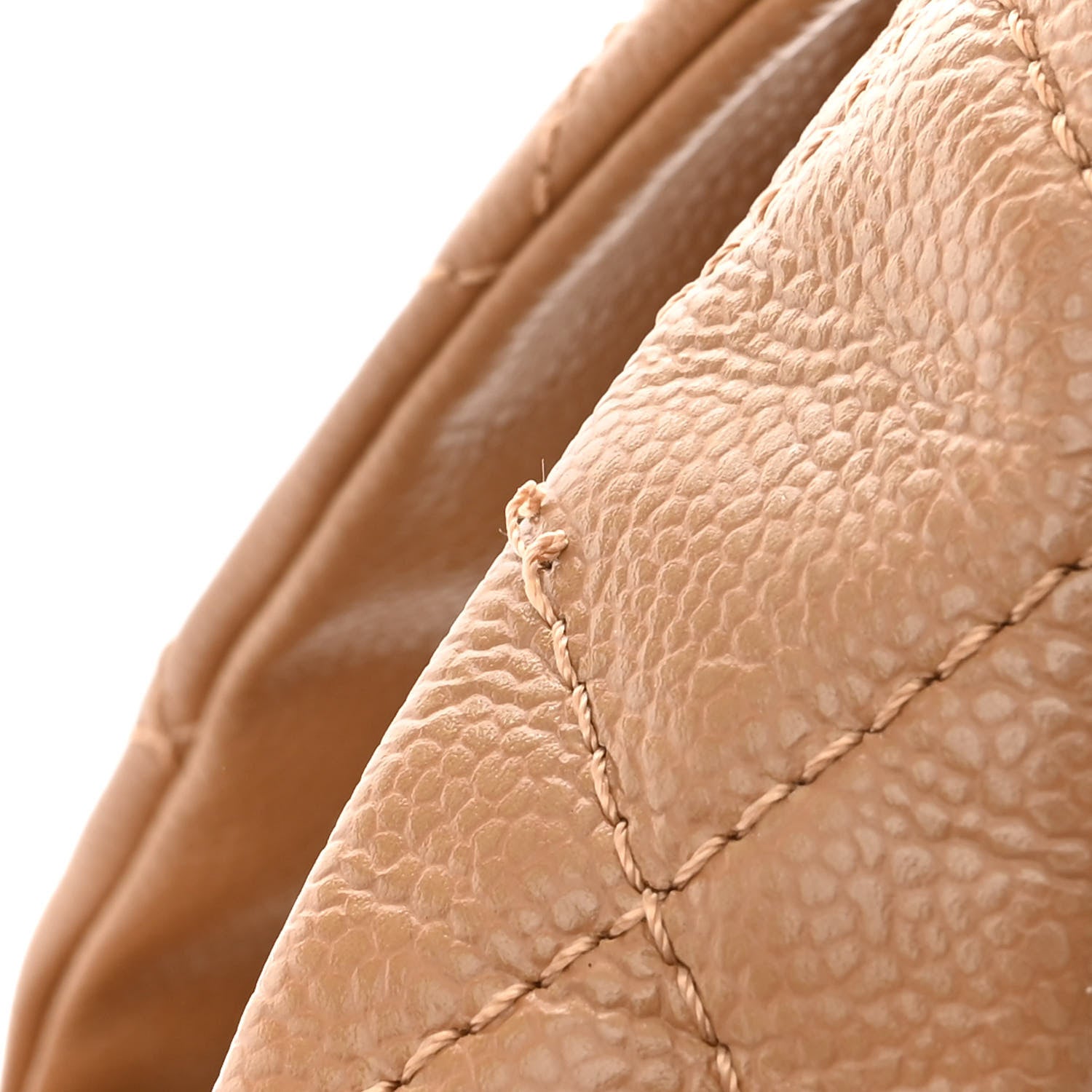 Chanel Caviar Quilted CC Timeless Bowler Dark Beige 15 of 15